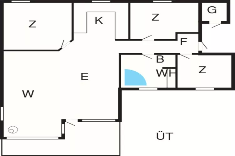 6 persoons vakantie huis in Højby-By Traum-Plattegrond