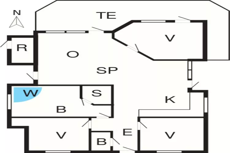 8 persoons vakantie huis in Ulfborg-By Traum-Plattegrond