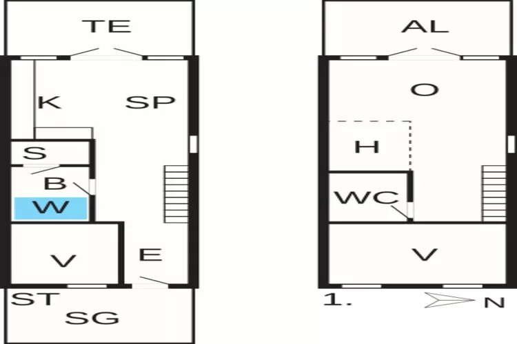 8 persoons vakantie huis in Nykøbing Sj-Plattegrond
