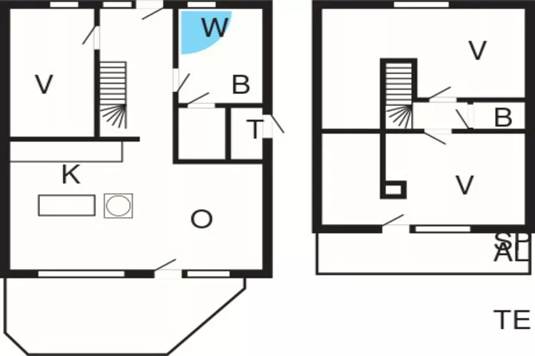 MERKUR 70+48 LOGGIA SW 2.R.-Plattegrond