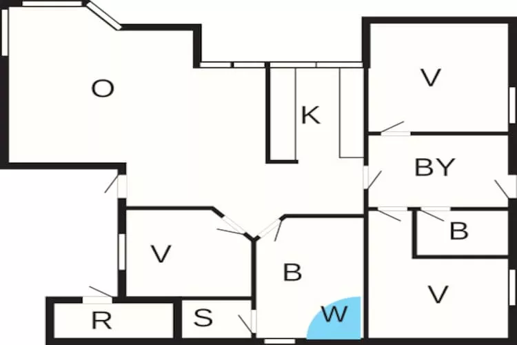 Gezinsuitje in Lodskovvad -- By Traum Ferienwohnungen-Plattegrond