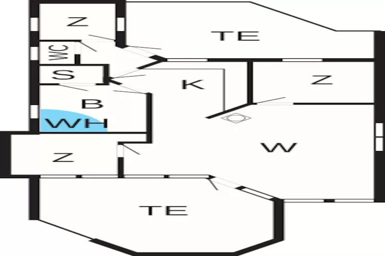 6 persoons vakantie huis in Sjølund-By Traum-Plattegrond