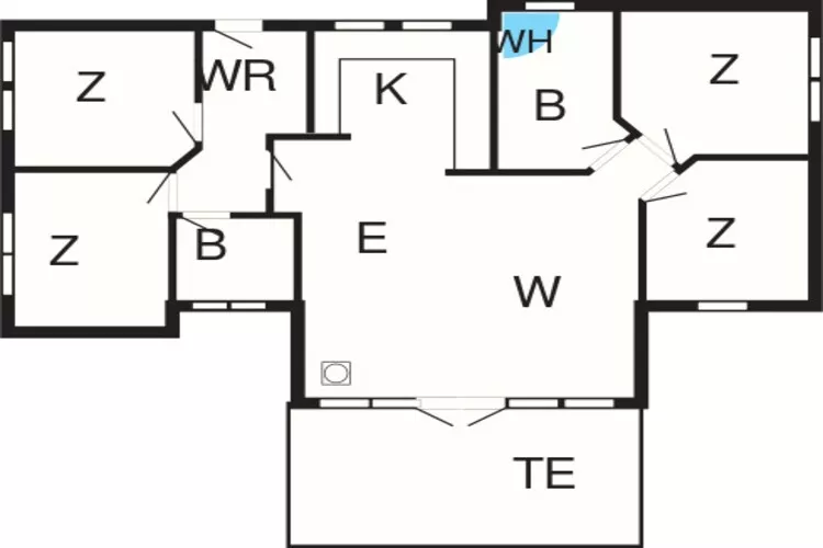 8 persoons vakantie huis in Ulfborg-Plattegrond