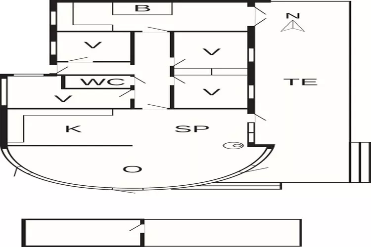 Kustgeluk in Tranekaer -- By Traum Ferienwohnungen-Plattegrond