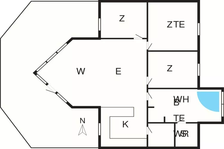 7 persoons vakantie huis in Rødby-By Traum-Plattegrond