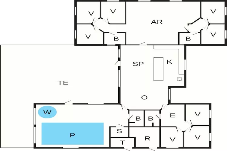 Luxe strandhuis -- By Traum Ferienwohnungen-Plattegrond