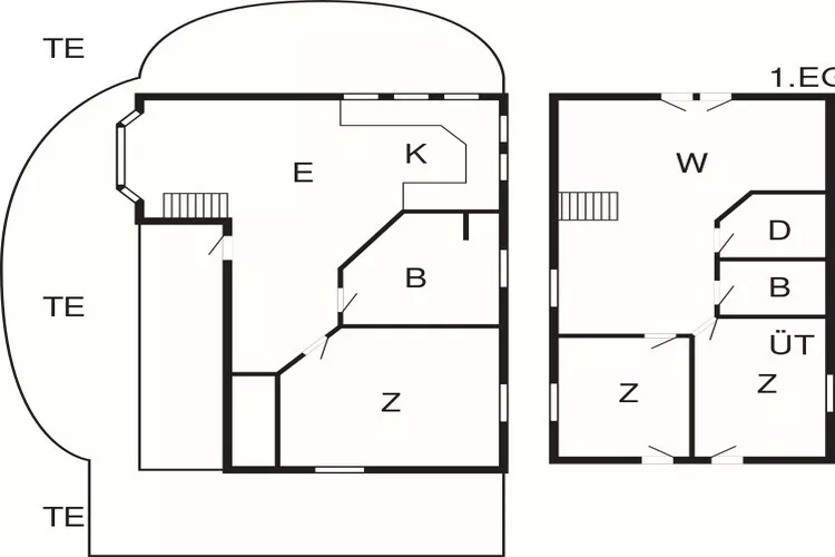 Strandparadijs in Saltum -- By Traum Ferienwohnungen-Plattegrond