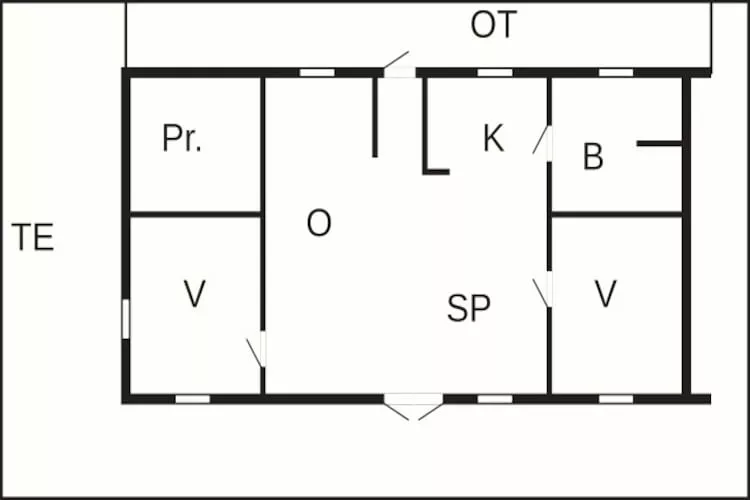 4 persoons vakantie huis in SÖLVESBORG-By Traum-Plattegrond