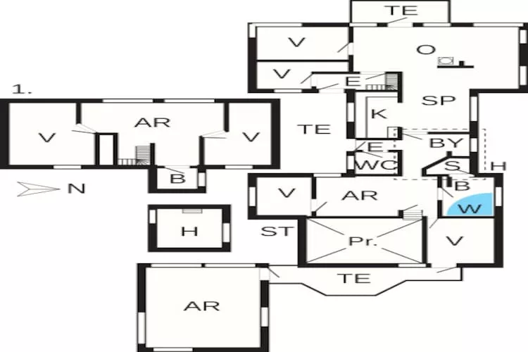 17 persoons vakantie huis in Harboøre-By Traum-Plattegrond