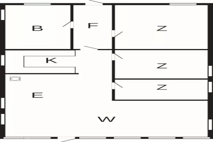 5 persoons vakantie huis in Jerup-By Traum-Plattegrond