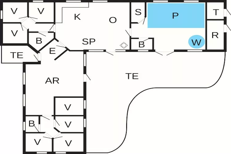 Luxe retraite met zwembad -- By Traum Ferienwohnungen-Plattegrond