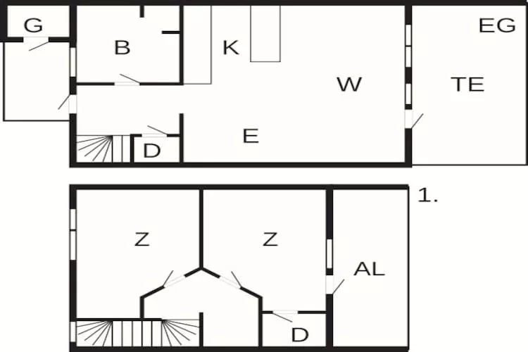 3½ room,Skipperhousem,Non smoking-Plattegrond