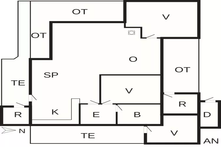 6 persoons vakantie huis in Hadsund-By Traum-Plattegrond