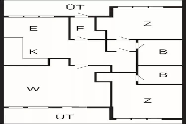 3 room,2 bathrooms-Plattegrond