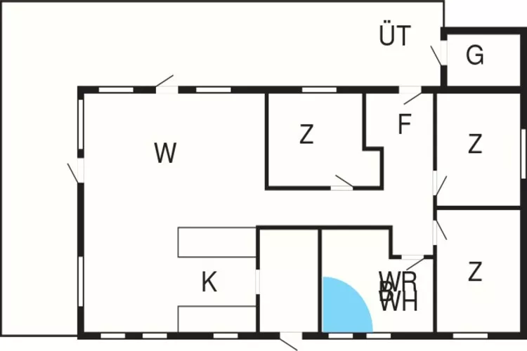 6 persoons vakantie huis in Hovborg-By Traum-Plattegrond