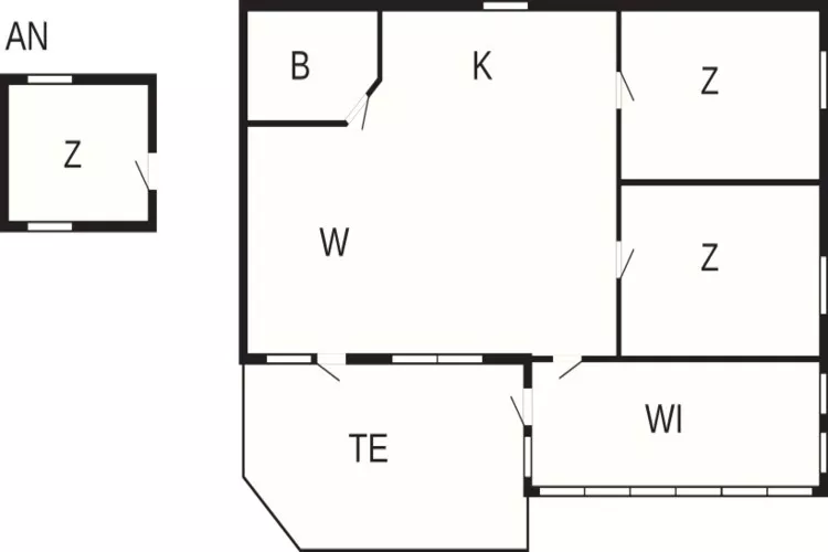 6 persoons vakantie huis in HÅCKSVIK-By Traum-Plattegrond