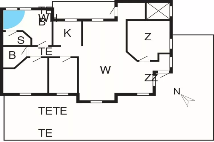 8 persoons vakantie huis in Ålbæk-By Traum-Plattegrond