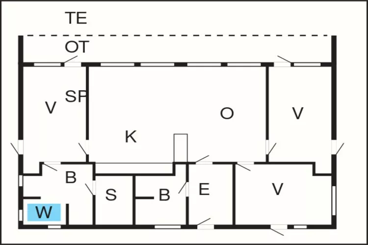 8 persoons vakantie huis in Brovst-By Traum-Plattegrond