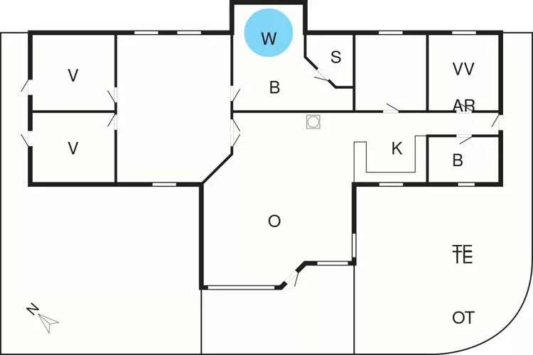 Luxe retraite met spa -- By Traum Ferienwohnungen-Plattegrond