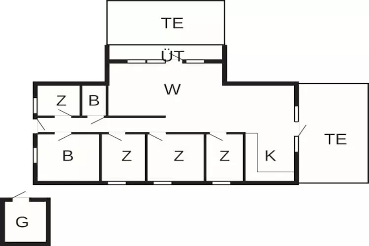 8 persoons vakantie huis in Blåvand-Plattegrond