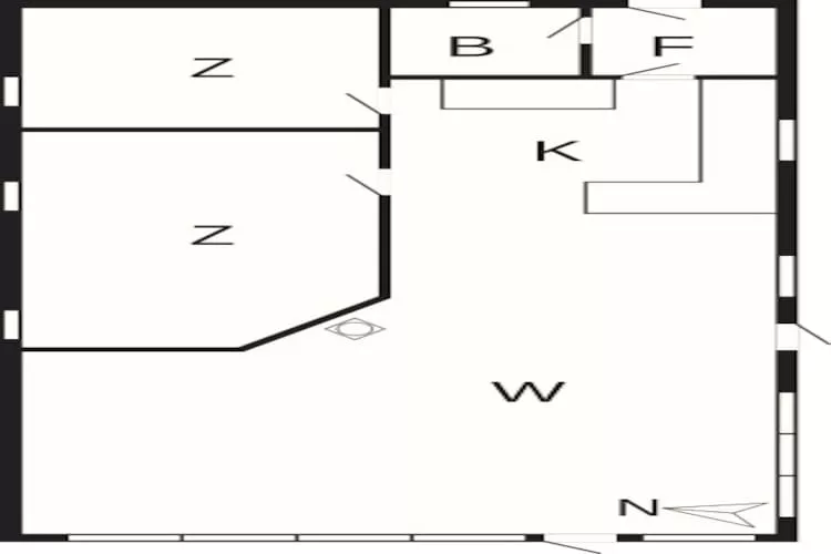 6 persoons vakantie huis in Nibe-By Traum-Plattegrond