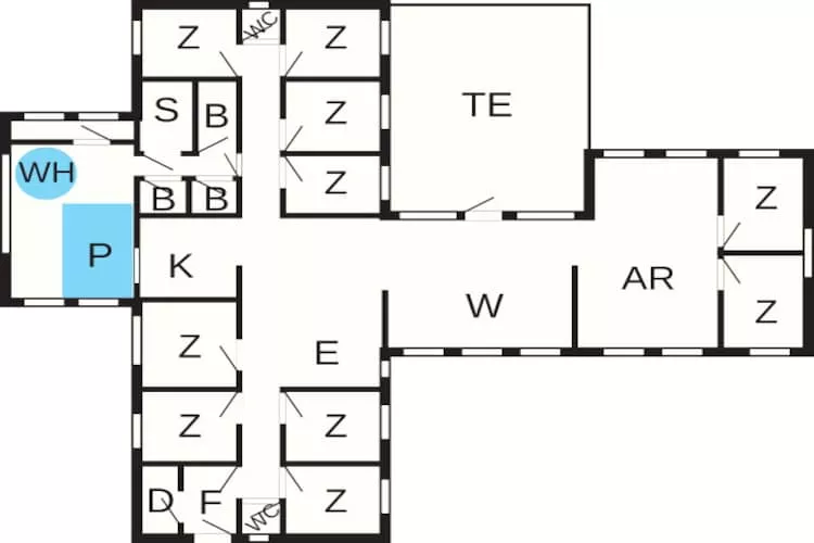 Luxe retraite in Tranum -- By Traum Ferienwohnungen-Plattegrond