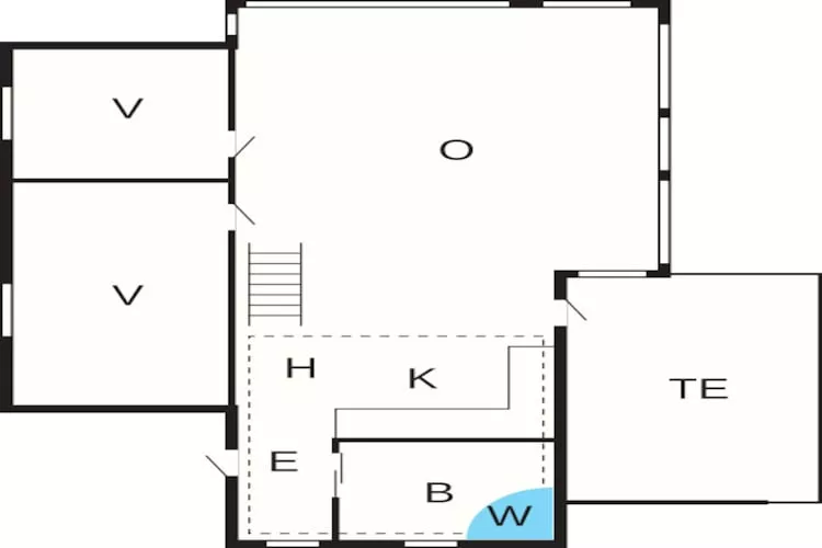 5 persoons vakantie huis in Hovborg-By Traum-Plattegrond