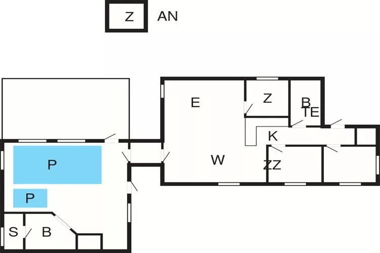 10 persoons vakantie huis in Glesborg-By Traum-Plattegrond