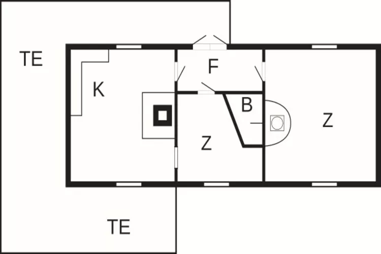 6 persoons vakantie huis in HOVA-By Traum-Plattegrond