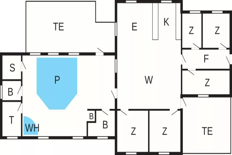 10 persoons vakantie huis in Harboøre-By Traum-Plattegrond