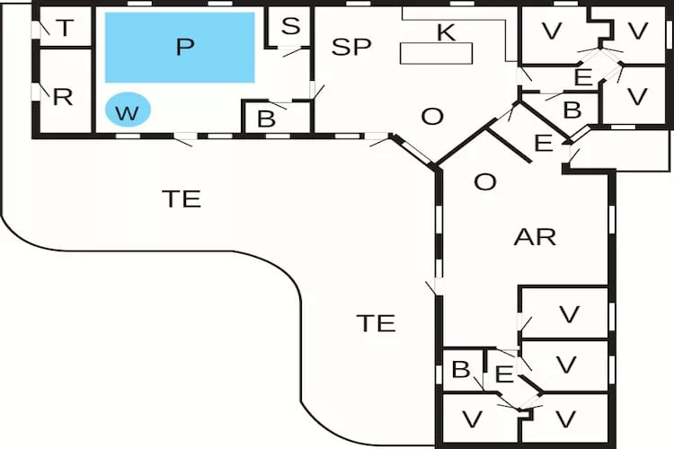 Luxe retraite met zwembad -- By Traum Ferienwohnungen-Plattegrond