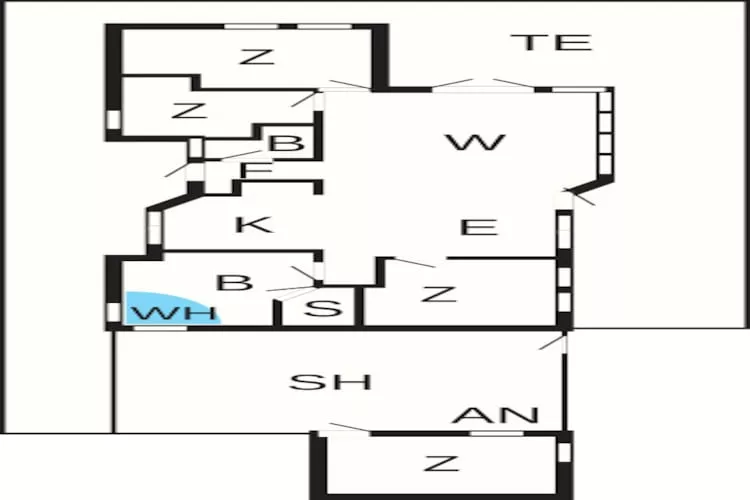 Luxe strandhuis in Blokhus -- By Traum Ferienwohnungen-Plattegrond