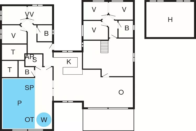Luxe retraite met zwembad -- By Traum Ferienwohnungen-Plattegrond
