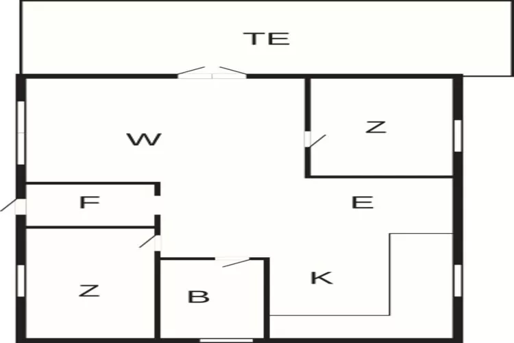 6 persoons vakantie huis in Børkop-By Traum-Plattegrond