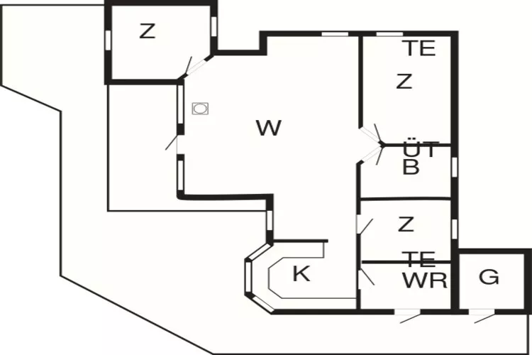 Strandplezier in Lyngsbaek -- By Traum Ferienwohnungen-Plattegrond
