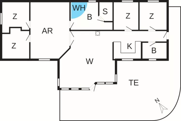 12 persoons vakantie huis in Idestrup-By Traum-Plattegrond