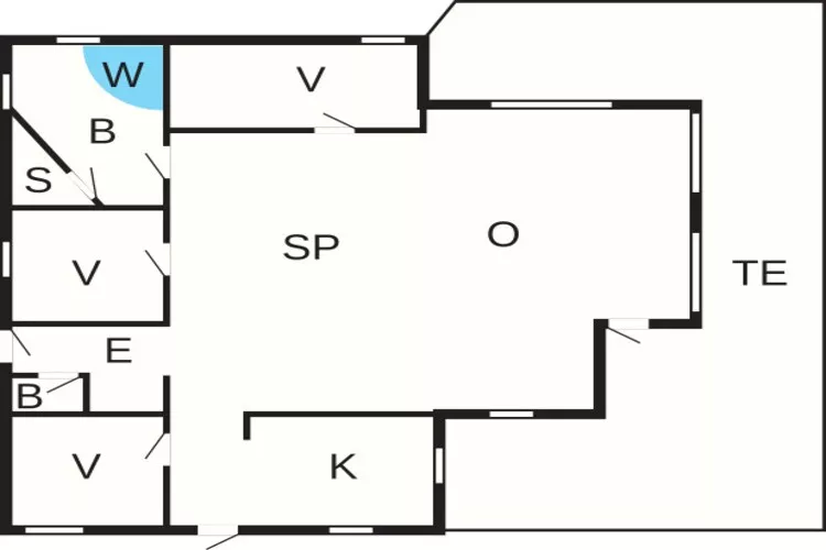 6 persoons vakantie huis in Jægerspris-By Traum-Plattegrond