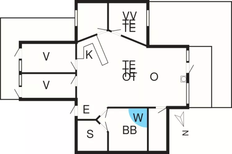 8 persoons vakantie huis in Børkop-By Traum-Plattegrond