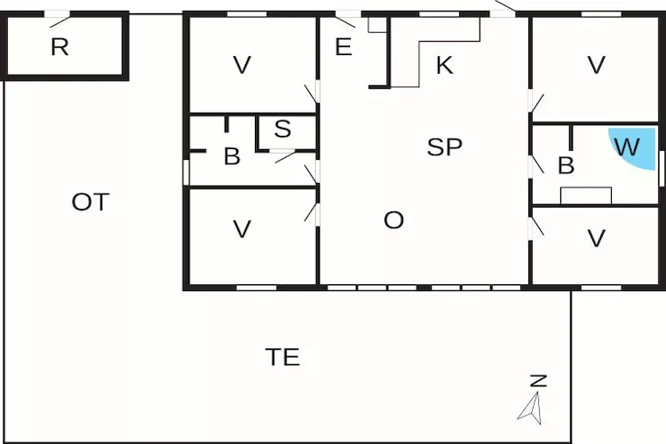 8 persoons vakantie huis in Væggerløse-By Traum-Plattegrond