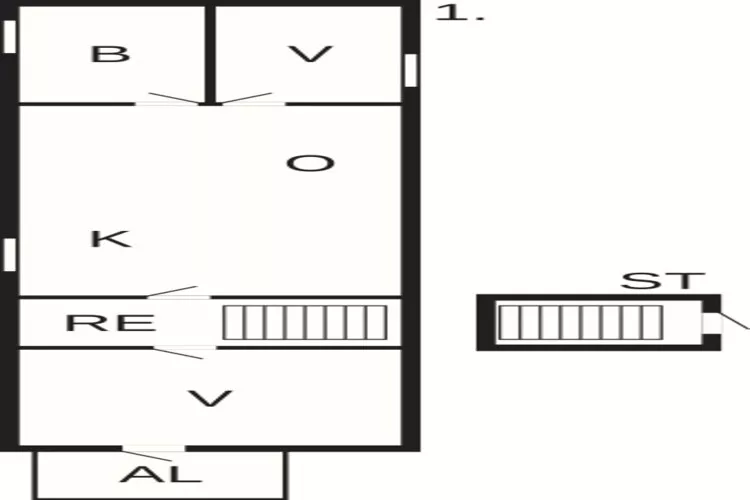 Kustcharme in Sonderho -- By Traum Ferienwohnungen-Plattegrond