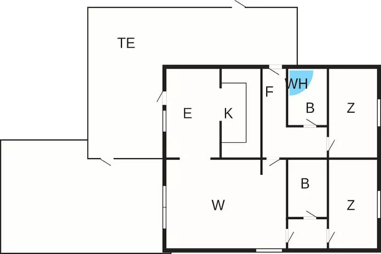 Gezellig strandhuis -- By Traum Ferienwohnungen-Plattegrond