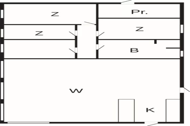 Afgelegen strandvakantie -- By Traum Ferienwohnungen-Plattegrond