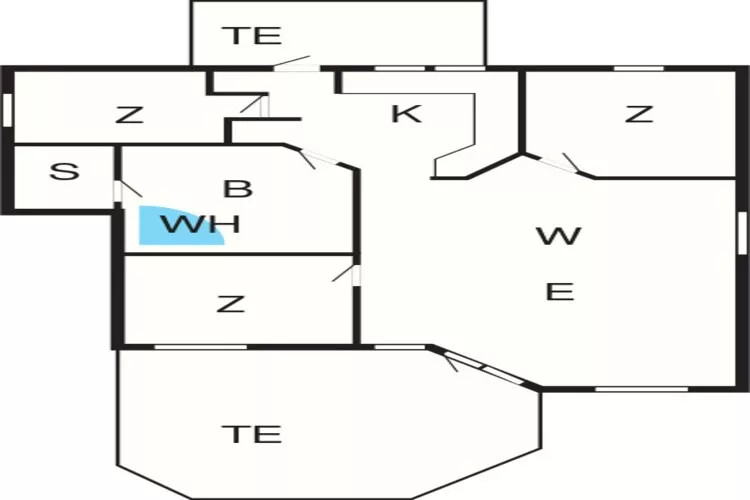 6 persoons vakantie huis in Hadsund-By Traum-Plattegrond