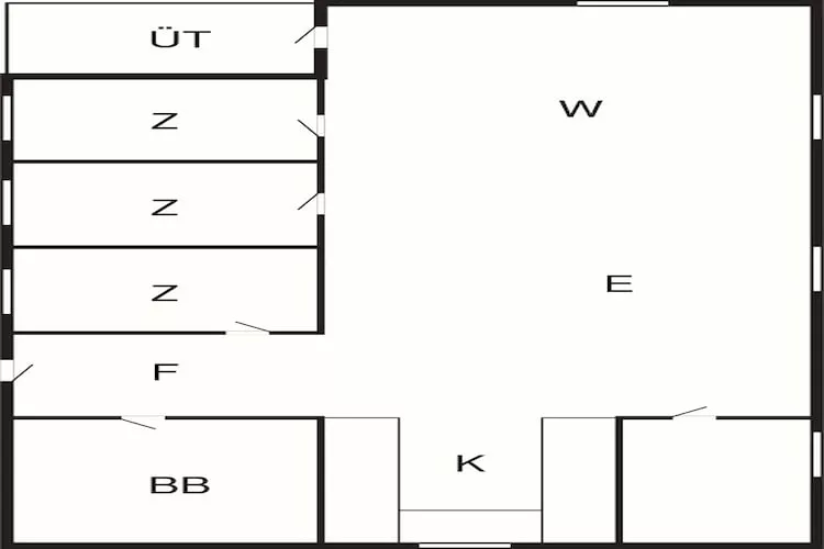 4 persoons vakantie huis in Børkop-By Traum-Plattegrond