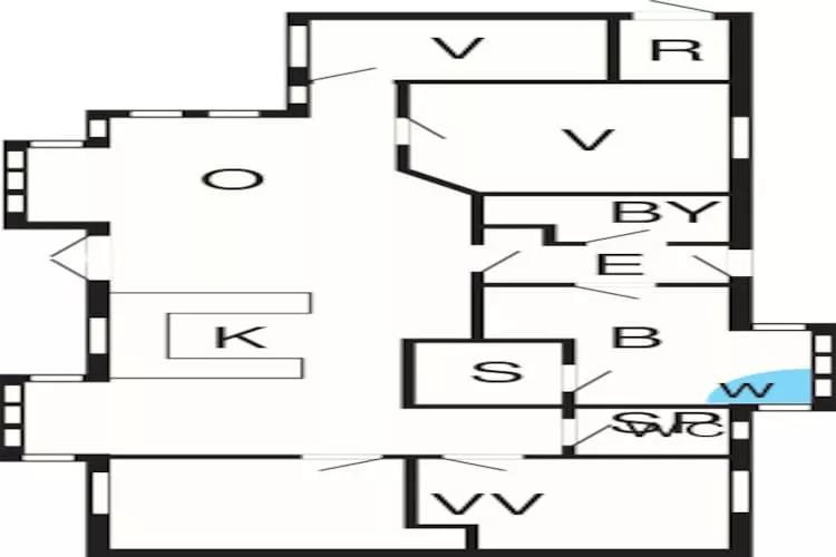 Modern cederhuis nabij strand -- By Traum Ferienwohnungen-Plattegrond