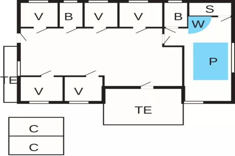 Luxe zwembadhuis bij zee -- By Traum Ferienwohnungen-Plattegrond
