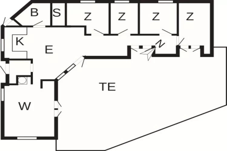 8 persoons vakantie huis in Vejers Strand-By Traum-Plattegrond
