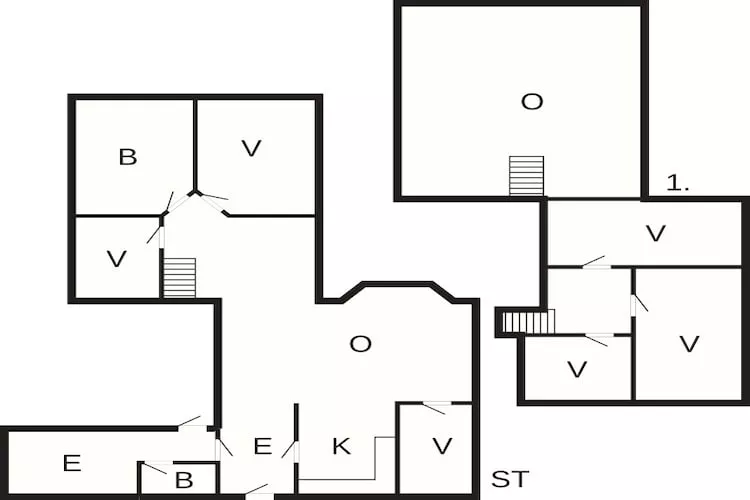 Kust ontsnapping in Ho -- By Traum Ferienwohnungen-Plattegrond