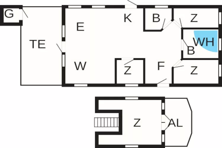 Afgelegen toevlucht nabij strand -- By Traum Ferienwohnungen-Plattegrond