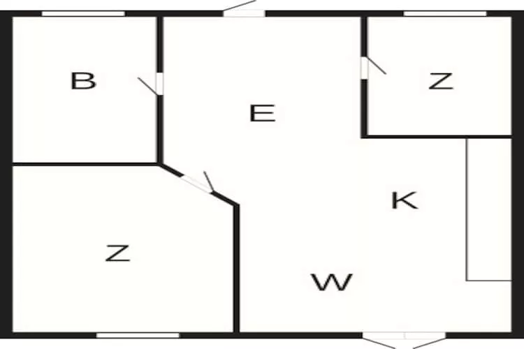 4 persoons vakantie huis in Aakirkeby-By Traum-Plattegrond